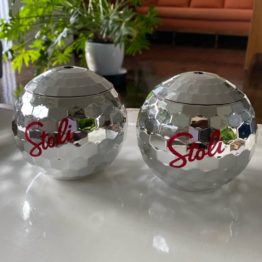 Stoli Disco Ball Beverage Globe Tumblers - Barware -